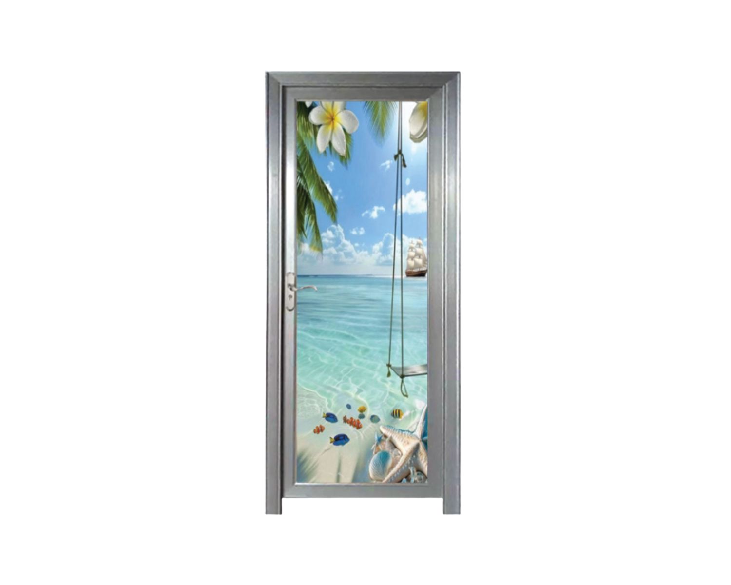 Aluminium glass door in Bangladesh
