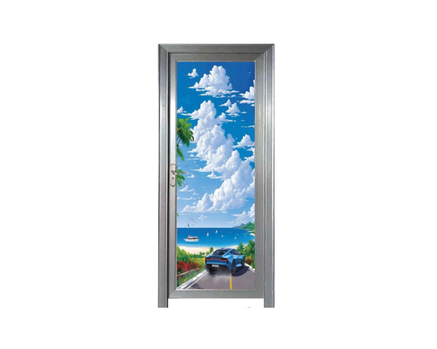 Aluminium glass door in Bangladesh